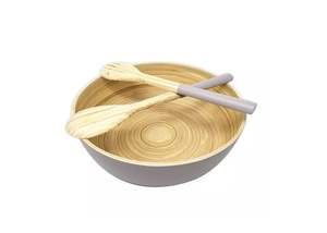 8 assiettes en bambou 100% naturelles faites à la main, plateau, LOGO personnalisé - Product Image 2