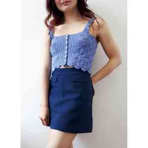 Hot bán với giá cả hợp lý Thời Trang Phụ nữ phong cách Crochet Top với chất lượng cao - Product Image 4