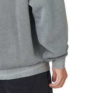 Sudaderas con Capucha de Algodón 100% con Hombros Caídos, Estampado Digital, Forro Polar, Cierre de Cremallera, Resistentes al Viento, Ecológicas para Hombre - Product Image 6