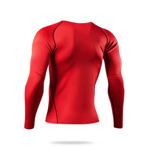 Chemises de compression athlétiques pour hommes pour Gym Fitness Casual Running Workout Training Personnalisé Plus Size Chemises pour hommes - Product Image 2