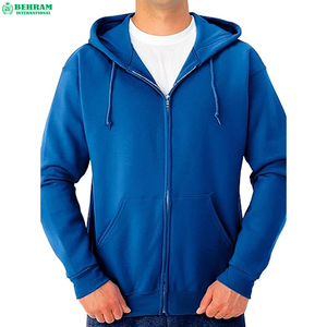 Sweat-shirts pour hommes 2024, à fermeture éclair, confortables, en molleton de coton, en tissu éponge français, respirants, à séchage rapide, brodés, coupe classique, nouveaux - Product Image 4