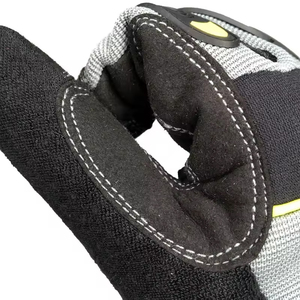 Gants mécaniques d'assemblage robustes anti-abrasion synthétiques rembourrés de paume Gants d'outillage de mécanicien de gréeur de travail de manutention de Offre Spéciale - Product Image 5