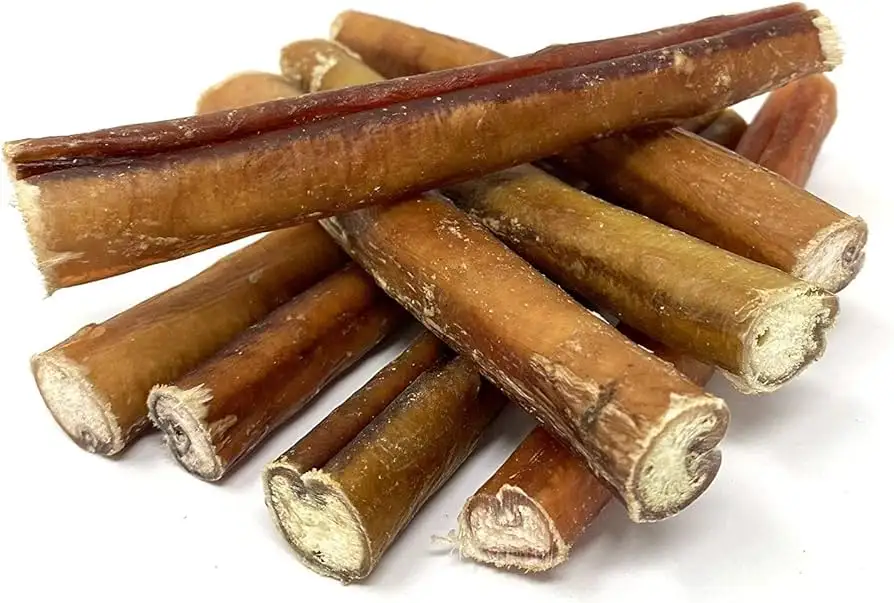 Delicious Food Hot Selling Natural Dog Chew Bully Beef Stick for pet treat dog food from India by hs husnain crafts