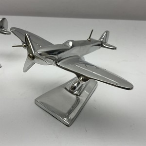 Escultura de Spitfire de aluminio Nauticalia, modelo de avión hecho a mano, avión Spitfire coleccionable, decoración de avión Spitfire - Product Image 2