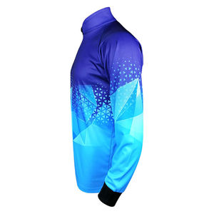 Maillot de pêche personnalisé OEM à séchage rapide SPF 50 +, chemise thermique à manches longues et motif solide, vêtements de pêche par sublimation - Product Image 5