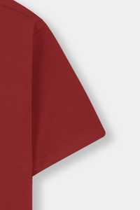 Jersey suelto de manga corta con cuello redondo de algodón peinado de 230G en un color sólido con 95% algodón y 5% Spandex camiseta para hombres - Product Image 2