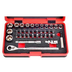 37ชิ้น1/4 "DR 72T ชุดซ็อกเก็ต CRV Super LOCK DIY เกรดปรับแต่งได้ - Product Image 1