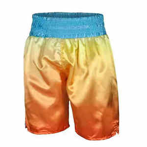 Pantalones cortos de Muay Thai de poliéster de alta calidad, pantalones cortos de Muay Thai transpirables para jóvenes personalizados para artes marciales, pantalones cortos Retro Muay Thai - Product Image 2
