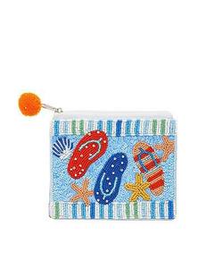 Trendy Luxury Chevron Pattern <b>Coin</b> <b>Purse</b> Handmade Beaded Mini Zipper Bag Stylish Christmas Gift for <b>Women</b> and Girls - Product Image 4