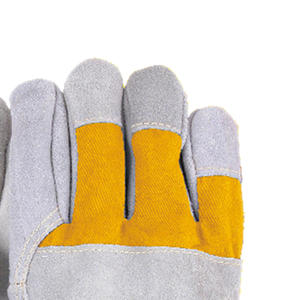 Gants de travail en cuir pour échelleur, en cuir pleine fleur, épaisseur 8 mil, pour la manutention et le rigging, épaisseur 6 mil - Product Image 2