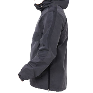 Veste coupe-vent pour homme, nouvelle collection, réversible, en nylon et élasthanne imperméable, avec demi-fermeture éclair sur le devant, design personnalisé, haute qualité, vente en gros - Product Image 2
