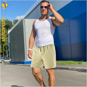 Shorts de course Bermuda personnalisés pour hommes 100% coton, décontractés, respirants, séchage rapide, pour entraînement sportif, avec poches - Product Image 6