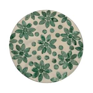 Napperon en incrustation de vadrouille de forme ronde à bon prix en gros taille personnalisée pour la vaisselle et les articles de cuisine du Vietnam - Product Image 3