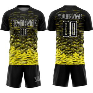 เสื้อฟุตบอลพิมพ์ซับลิเมชัน100% ผ้าโพลีเอสเตอร์ยืดป้องกันแบคทีเรียชุดฝึกซ้อมแบบแห้งเร็วผลิตจากโพลีเอสเตอร์ - Product Image 4