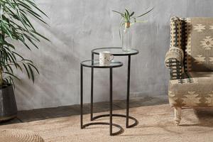 Premium Quality Iron Glass Side <b>Table</b> Modern Metal Stool For Home Restaurant Hotel Office High Quality Hot Selling Best 2023 - Product Image 3