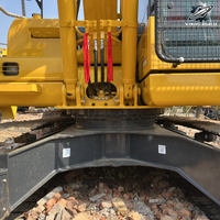 Excavatrice sur chenilles Komatsu PC120, 12 tonnes, compacte, hydraulique, d'occasion, Japon, pour travaux de construction municipale