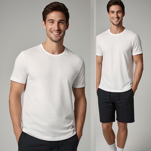 Summer Jogging Wear <b>Shorts</b> Two Piece Set <b>Men</b> <b>White</b> Shirt Black <b>Shorts</b> Set <b>Men</b> Casual Lightweight Street Style <b>Shorts</b> Two Piece - Product Image 1