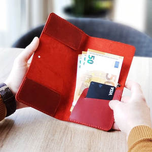 แผ่นหนังใส่ธนบัตรใบเสร็จบัตรเครดิตสำหรับร้านอาหารโลโก้ตามสั่ง - Product Image 6