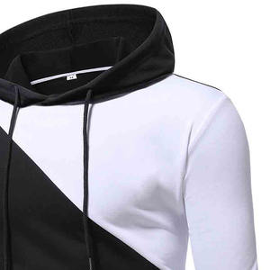 เสื้อกันหนาวมีฮู้ดแบบสวมหัวผ้าฟลีซผ้าฝ้าย100% สำหรับผู้ชายสินค้าใหม่ออกแบบได้ตามต้องการ - Product Image 6