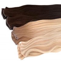 Extensions de cheveux vietnamiens 100% vierges Remy, marque Caha, haute qualité, invisibles, double trame, cuticules intactes, lisses