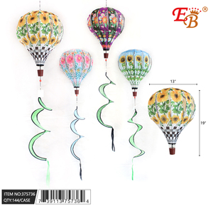 19 \ "mulino a vento ad aria calda (fiore) ornamento da giardino 24PC/CS - Product Image 1