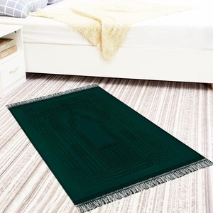 Alfombra de oración de terciopelo suave para mujeres y hombres, cómoda alfombra de oración - Product Image 1
