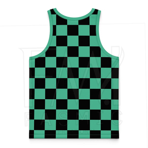 Maillot de basket-ball en polyester léger sans manches pour hommes, modèle personnalisé, style short évacuant l'humidité - Product Image 4