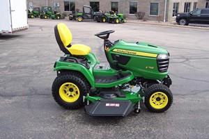 เครื่องตัดหญ้าแบบนั่งขับ JD Z231 DIY อุตสาหกรรม 4x4 ปี 2024 คุณภาพสูง 5000 วัตต์ 4 จังหวะ 150 ซีซี โครงอะลูมิเนียม หมุนรอบตัวเองได้ ถังเก็บหญ้า 300 ลิตร - Product Image 2
