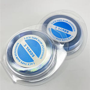 Adhésifs pour système capillaire de haute qualité, super résistants, ultra-fixation, bleus, super <span class=keywords><strong>bandes</strong></span>, 3/6/12 yards, sac d'<span class=keywords><strong>extension</strong></span> de ruban adhésif - Product Image 1