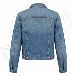 Veste en jean confortable et respirante pour femme, coupe-vent, en coton brut de haute qualité, style streetwear, idéale pour l'automne - Product Image 2