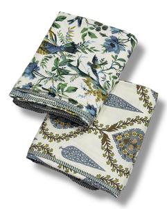 Edredón con estampado de bloque de mano Jaipuri de lujo indio, edredón reversible de algodón Floral Razai transpirable Bespread para uso doméstico en Hotel - Product Image 1