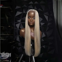 Perruque en cheveux humains avec dentelle HD, cheveux vietnamiens, densité 200, qualité supérieure, vague corporelle, blonde, dentelle frontale 13x4 13x6