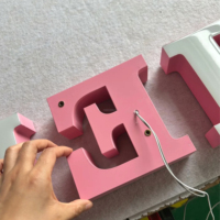 Lettres lumineuses LED 3D personnalisées, étanches, pour intérieur/extérieur, logos illimités pour enseignes commerciales, publicité, décoration