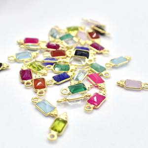 จี้ทับทิมขนาดเล็กสีแดง-6x4mmFaceted รูปทรงราคาประหยัดจี้ทำด้วยมือชุดเครื่องประดับแบบทำมือ - Product Image 2