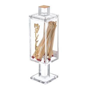 2026 New Modern Customized for Acrylic Jewish Magnetic Clear Lucite Hanukkah <b>Match</b> Holder Judica - Product Image 1