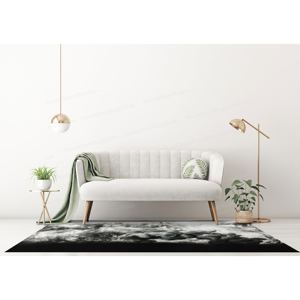 Tapis imprimé - Moderne, style ferme, gris, petit tapis d'appoint pour couloir, décoration intérieure, tapis fin non tissé - Product Image 5