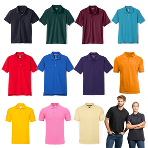 Venta al por mayor polos diseño unisex algodón peinado 190 GSM uniforme escolar de oficina desgaste bordado impresión OEM Bangladesh fábrica - Product Image 6