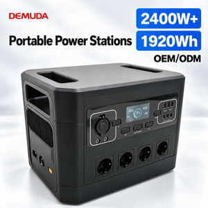 Estación de Energía Portátil DEMUDA 2400W+ 1920Wh 110V, Respaldo para Cortes de Energía en el Hogar, Almacenamiento de Energía Móvil para Exteriores, para EE. UU., OEM, ODM - Product Image 1