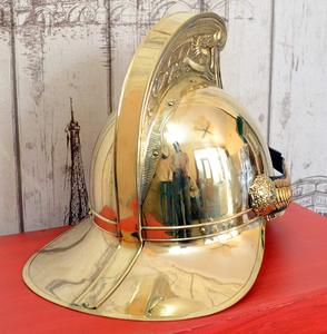 หมวกนักดับเพลิงโบราณของอังกฤษ ทำจากทองเหลือง พร้อมซับใน จาก Calvin Handicrafts - Product Image 3