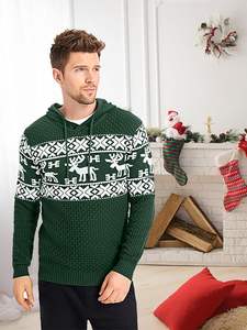 เสื้อฮู้ดแบบสวมศีรษะพิมพ์ลายสำหรับผู้ชายเสื้อสวมหัวพิมพ์ลายตัวตลกโอเวอร์ไซส์แบบลำลอง2025 - Product Image 2