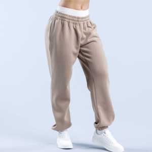 Pantalons de survêtement pour femmes à taille basse avec logo personnalisé, pantalons de jogging avec cordon de serrage, pantalons cargo décontractés à taille haute pour femmes - Product Image 5