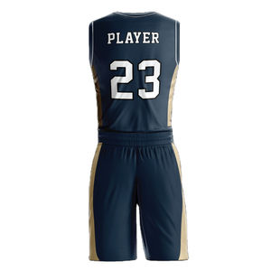 Tenues de basketball personnalisables pour hommes 2026 – Maillots 100 % polyester respirants de haute qualité avec impression par transfert thermique – Collection été - Product Image 2