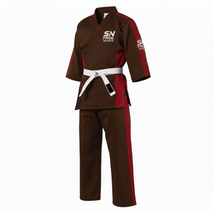 Uniforme de Karate Unisex de Primera Calidad, 100% Algodón, Material Duradero, Mangas Largas, Personalizable, Ligero, con el Mejor Diseño - Product Image 3