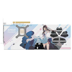 Yes ton RX9070GRE Sak ura 12Gb Pcie 5.0 Carte vidéo avec refroidisseur de ventilateur de mémoire GDDR6 pour les jeux - Product Image 3