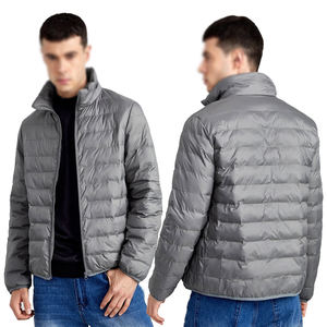 แจ็กเก็ตแบบพองสำหรับผู้ชายผ้าไนลอนโพลีเอสเตอร์ระบายอากาศได้ดีสำหรับใส่ทำงานกลางแจ้งไซส์ใหญ่พิเศษโลโก้ตามสั่ง - Product Image 3