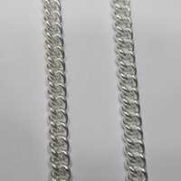 Chaîne incurvée en argent sterling 925 d'excellente qualité pour hommes et femmes Designer fait à la main Design classique à la mode