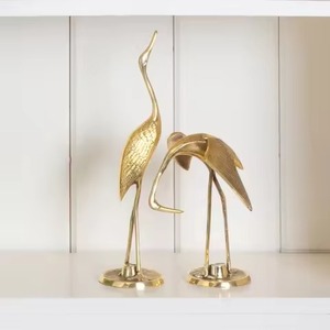 Silver Finished Metal sculpture Tabletop <b>Furniture</b> Office <b>Decoration</b> Modern Stylish Metal Crafts Sculptures Of Birds - Product Image 3