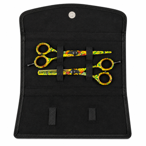 Ensemble de 2 ciseaux et cisailles professionnels en acier inoxydable, lame droite, pointe acérée, poignée ronde, durables pour adultes - Product Image 6