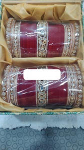 Ensemble de chuda traditionnel très demandé pour femmes, élégants bracelets de mariage punjabi disponibles à un prix abordable - Product Image 4