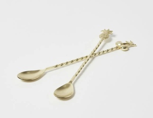 Ensemble de serveurs à salade de style européen avec manche en forme de rose, outil de service, acier inoxydable de haute qualité, ensemble de vaisselle, articles ménagers au meilleur prix - Product Image 4